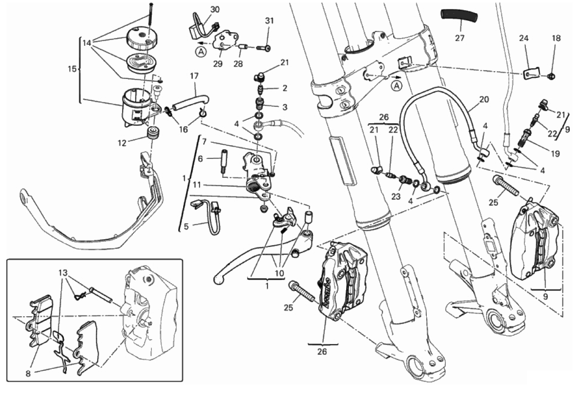 FRONT BRAKE SYSTEM 
