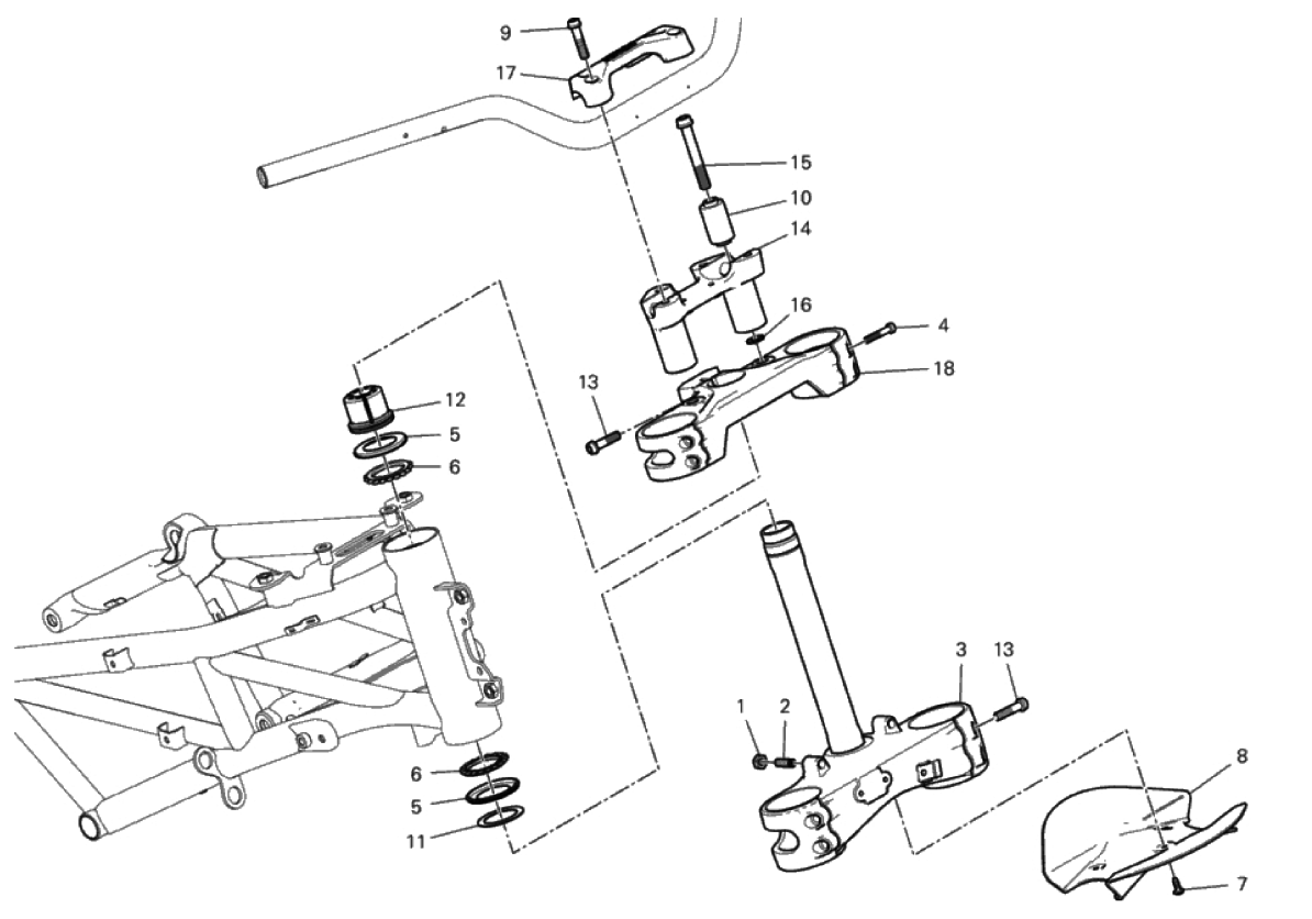 STEERING HEAD BASE ASSEMBLY 