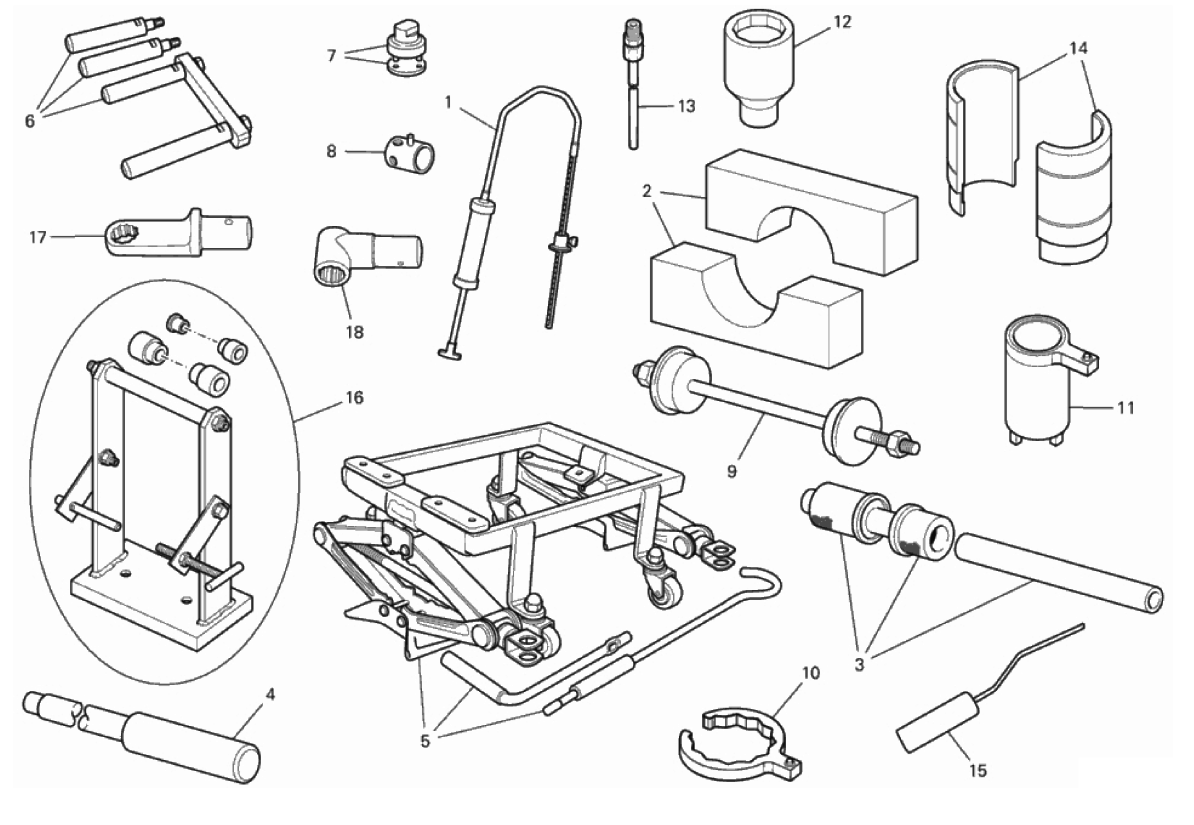 WORKSHOP SERVICE TOOLS 