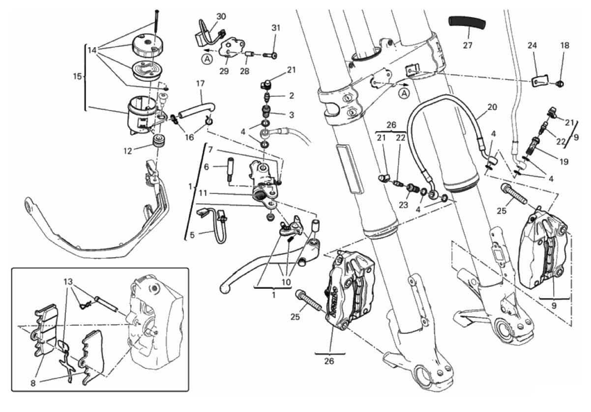 FRONT BRAKE SYSTEM 