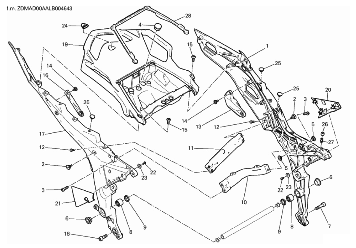 REAR FRAME COMP. 