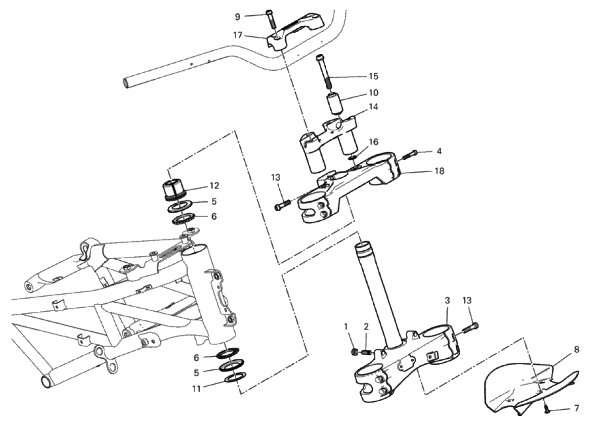 STEERING HEAD BASE ASSEMBLY 