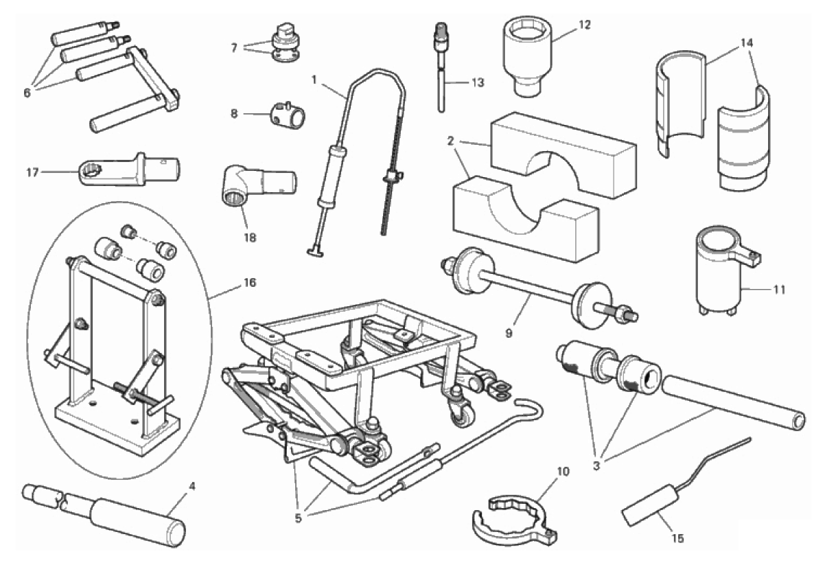 WORKSHOP SERVICE TOOLS 