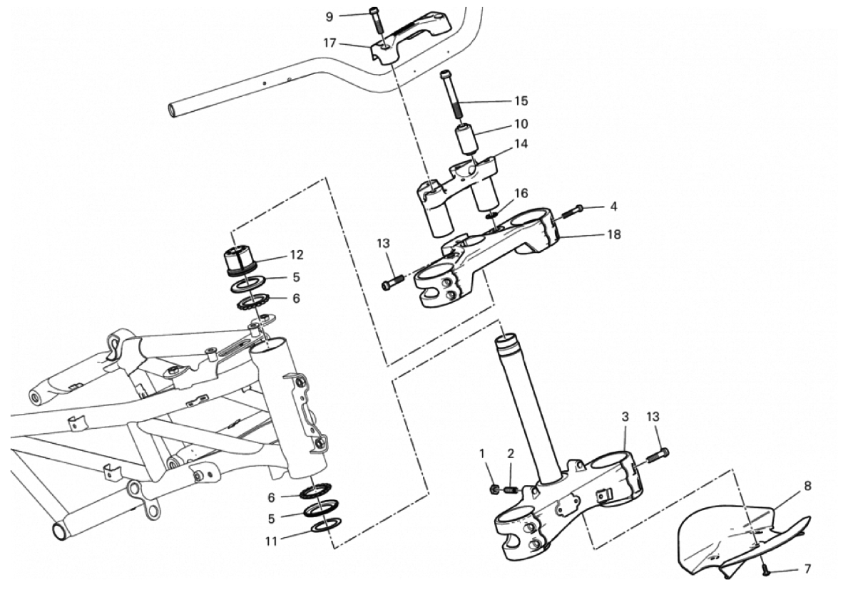 STEERING HEAD BASE ASSEMBLY 
