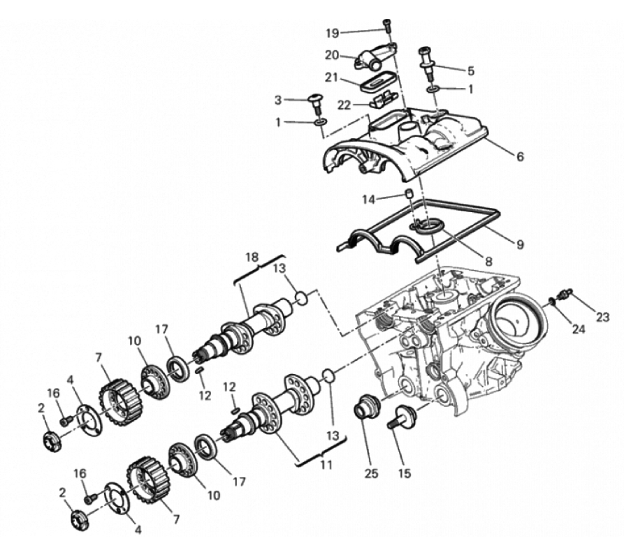 VERTICAL CYLINDER HEAD - TIMING 