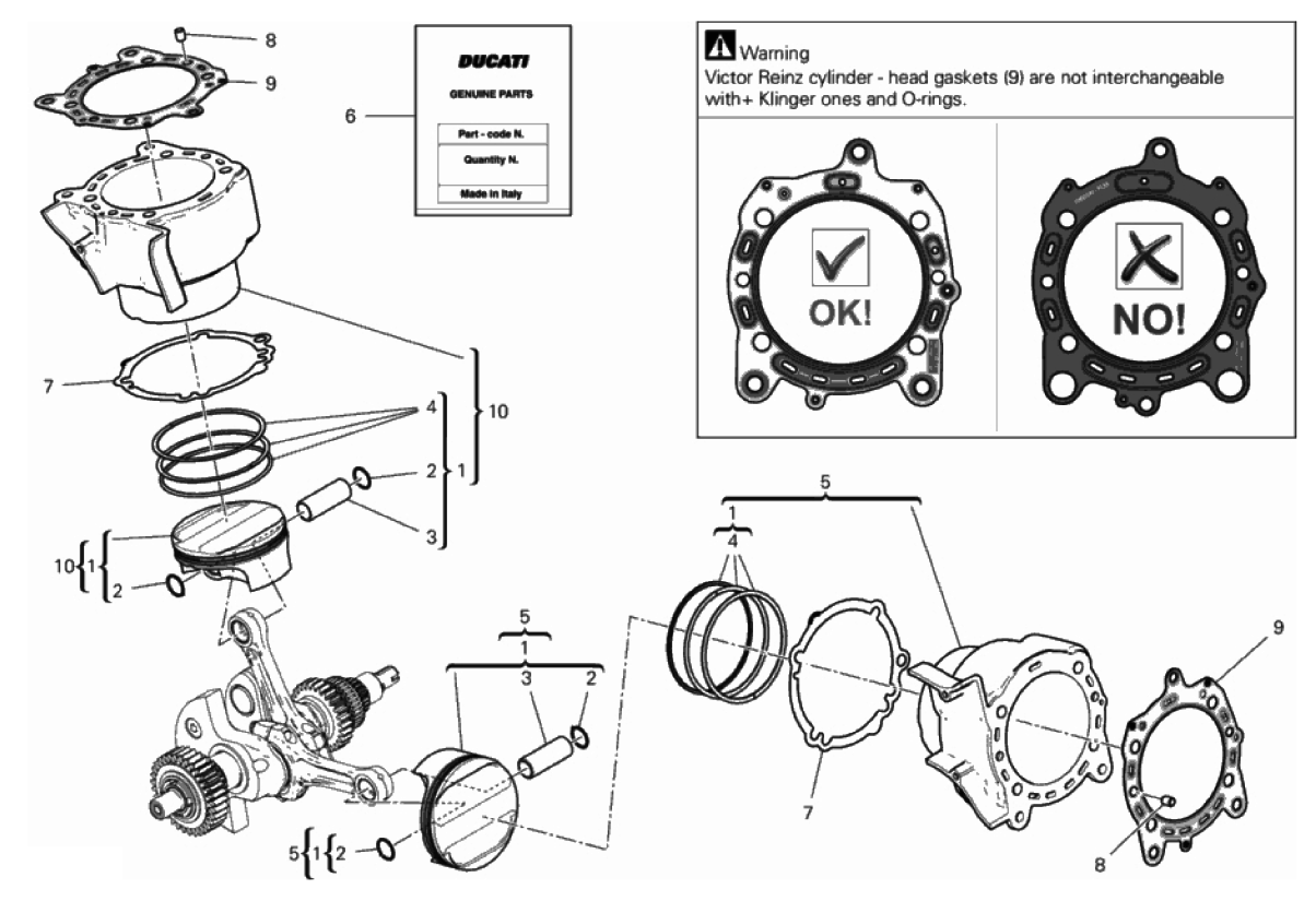 CYLINDERS - PISTONS 