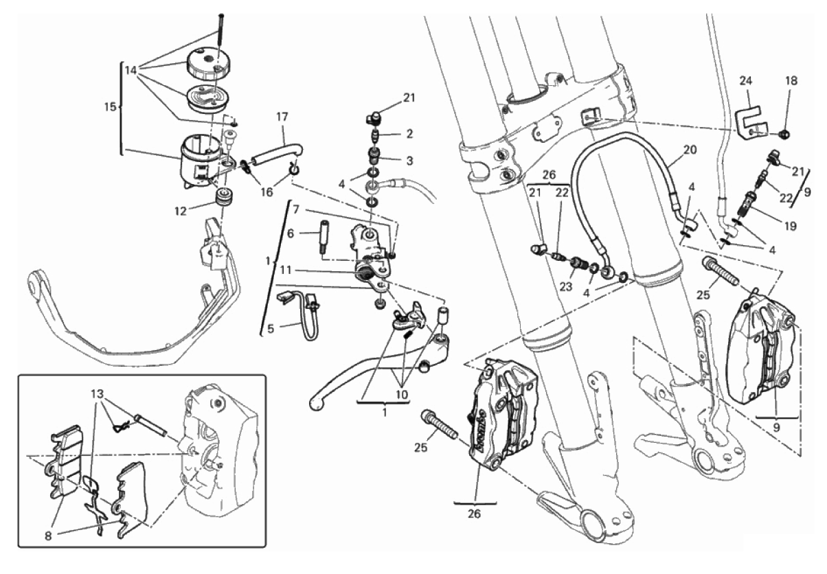 FRONT BRAKE SYSTEM 