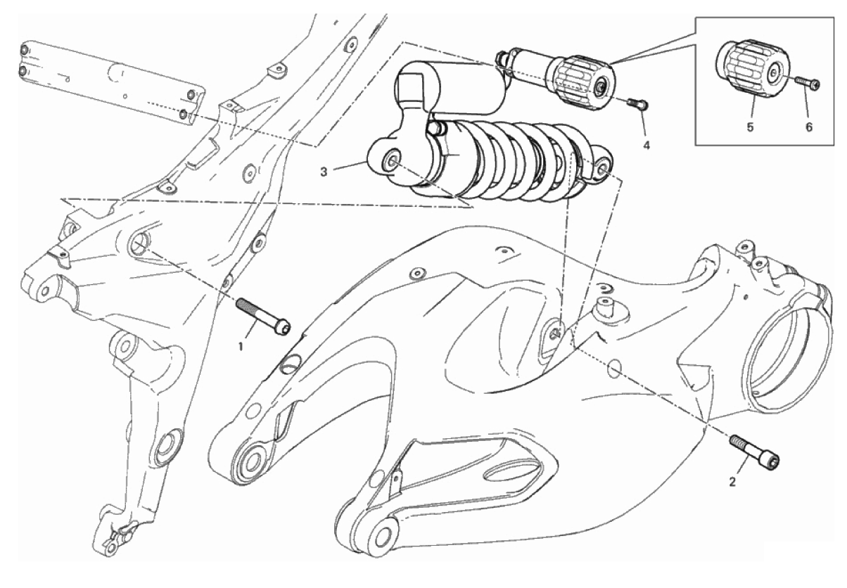 REAR SHOCK ABSORBER 