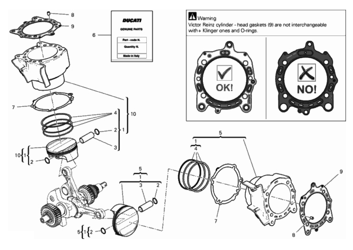 CYLINDERS - PISTONS 