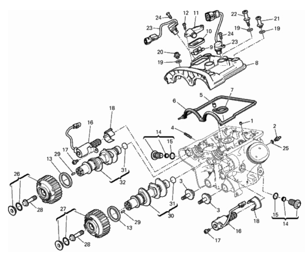 VERTICAL CYLINDER HEAD - TIMING 