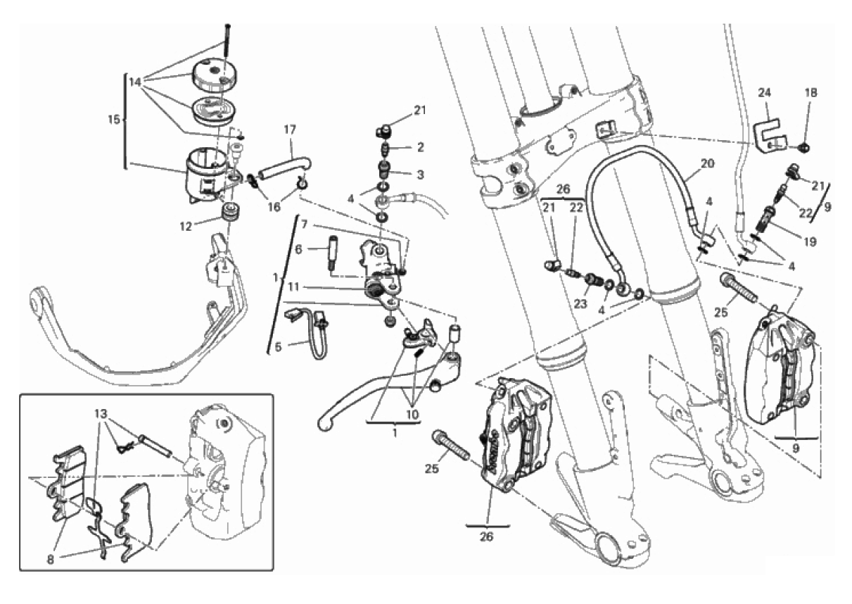 FRONT BRAKE SYSTEM 