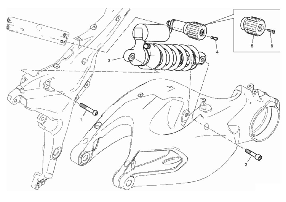REAR SHOCK ABSORBER 
