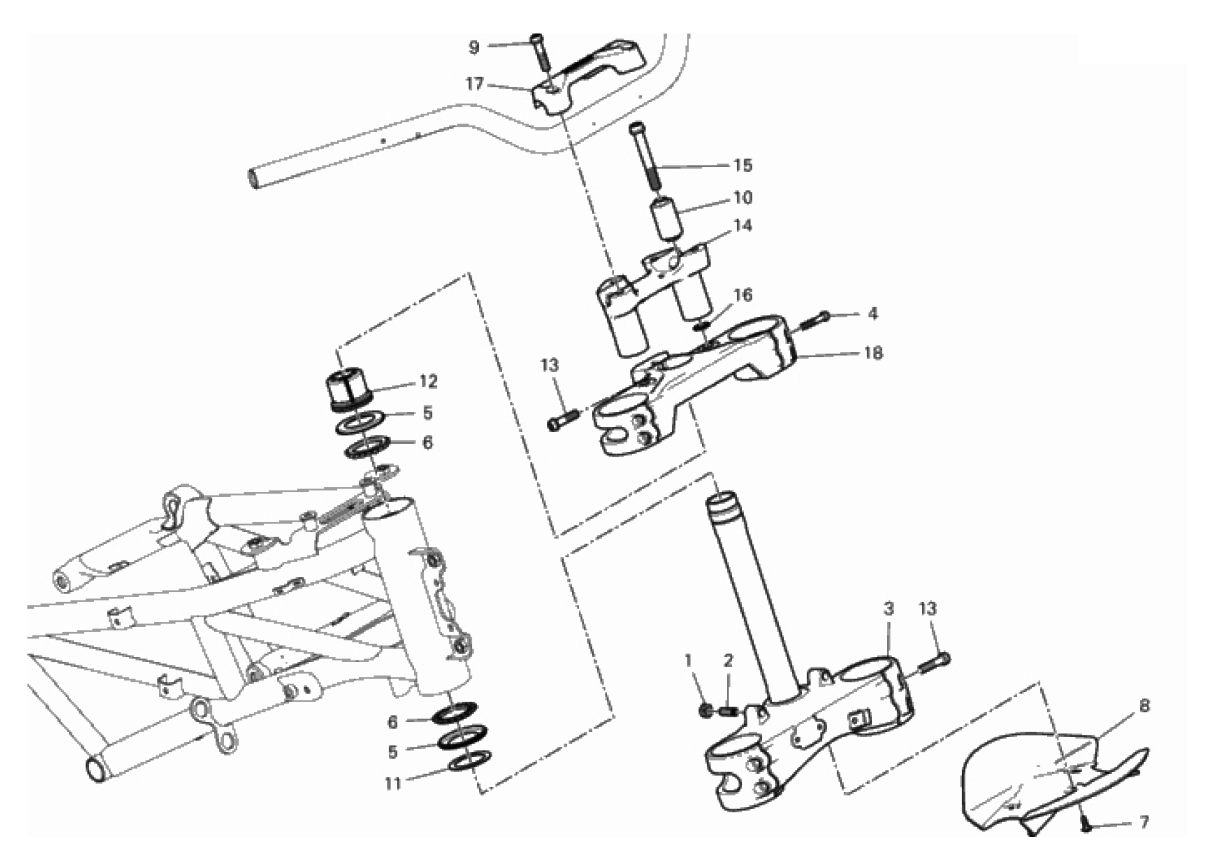 STEERING HEAD BASE ASSEMBLY 