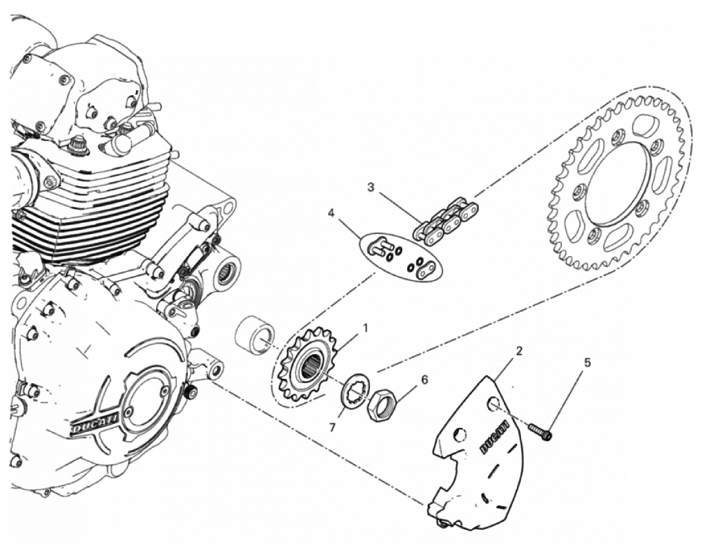 FRONT SPROCKET - CHAIN 