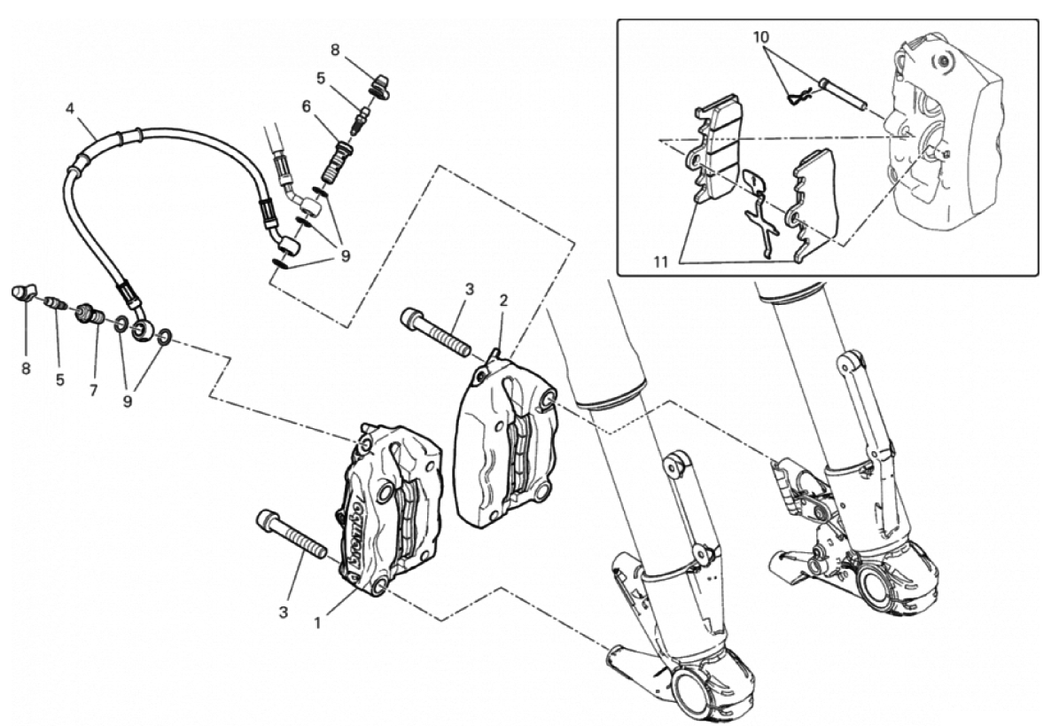 FRONT BRAKE SYSTEM 