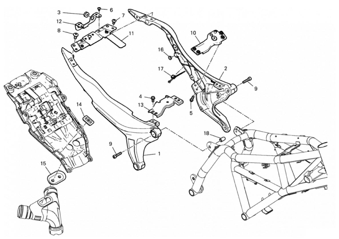 REAR FRAME COMP. 