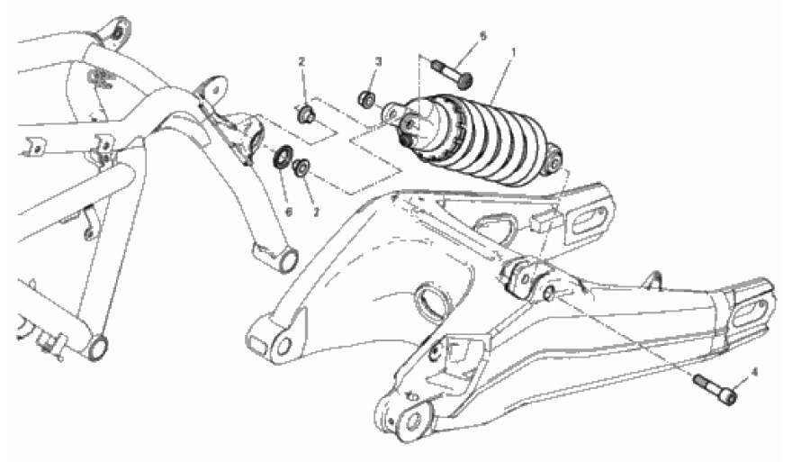 REAR SHOCK ABSORBER 