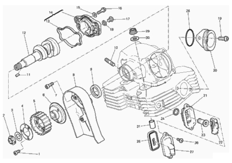 VERTICAL CYLINDER HEAD - TIMING 