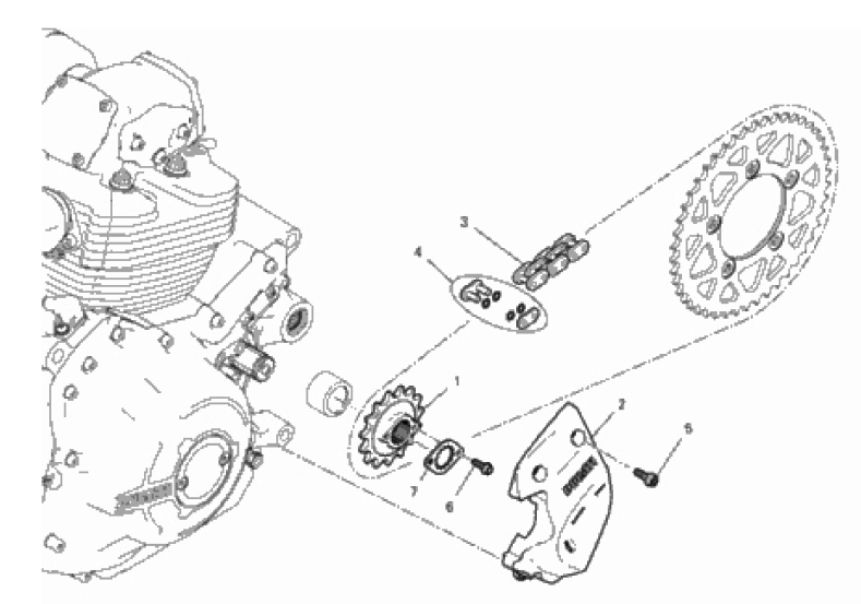 FRONT SPROCKET - CHAIN 