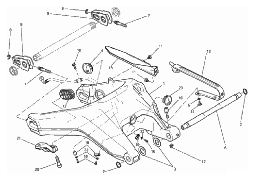 REAR SWINGING ARM 
