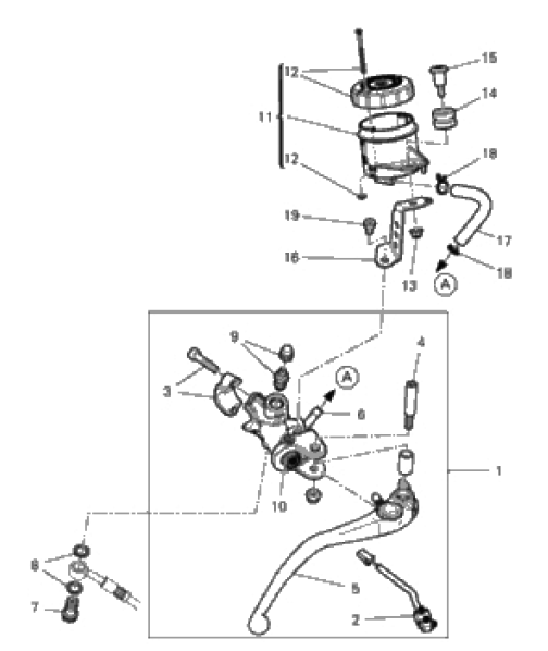 FRONT BRAKE PUMP (6/34)