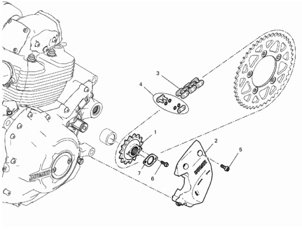 FRONT SPROCKET - CHAIN 