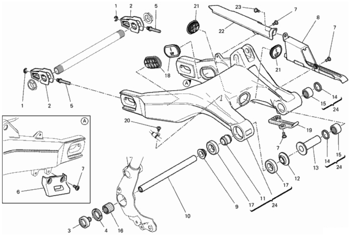 REAR SWINGING ARM 
