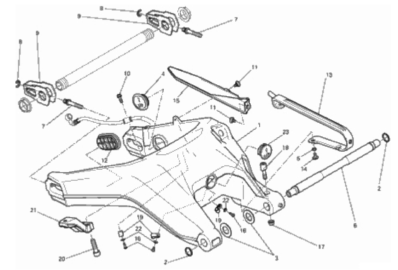 REAR SWINGING ARM 