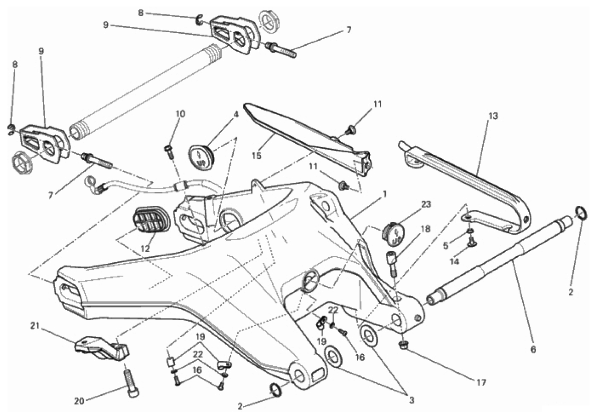 REAR SWINGING ARM 