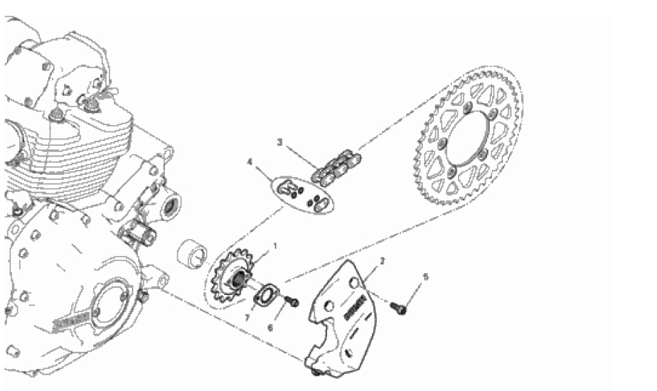 FRONT SPROCKET - CHAIN 