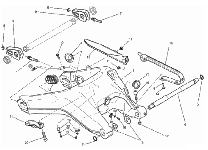 REAR SWINGING ARM 