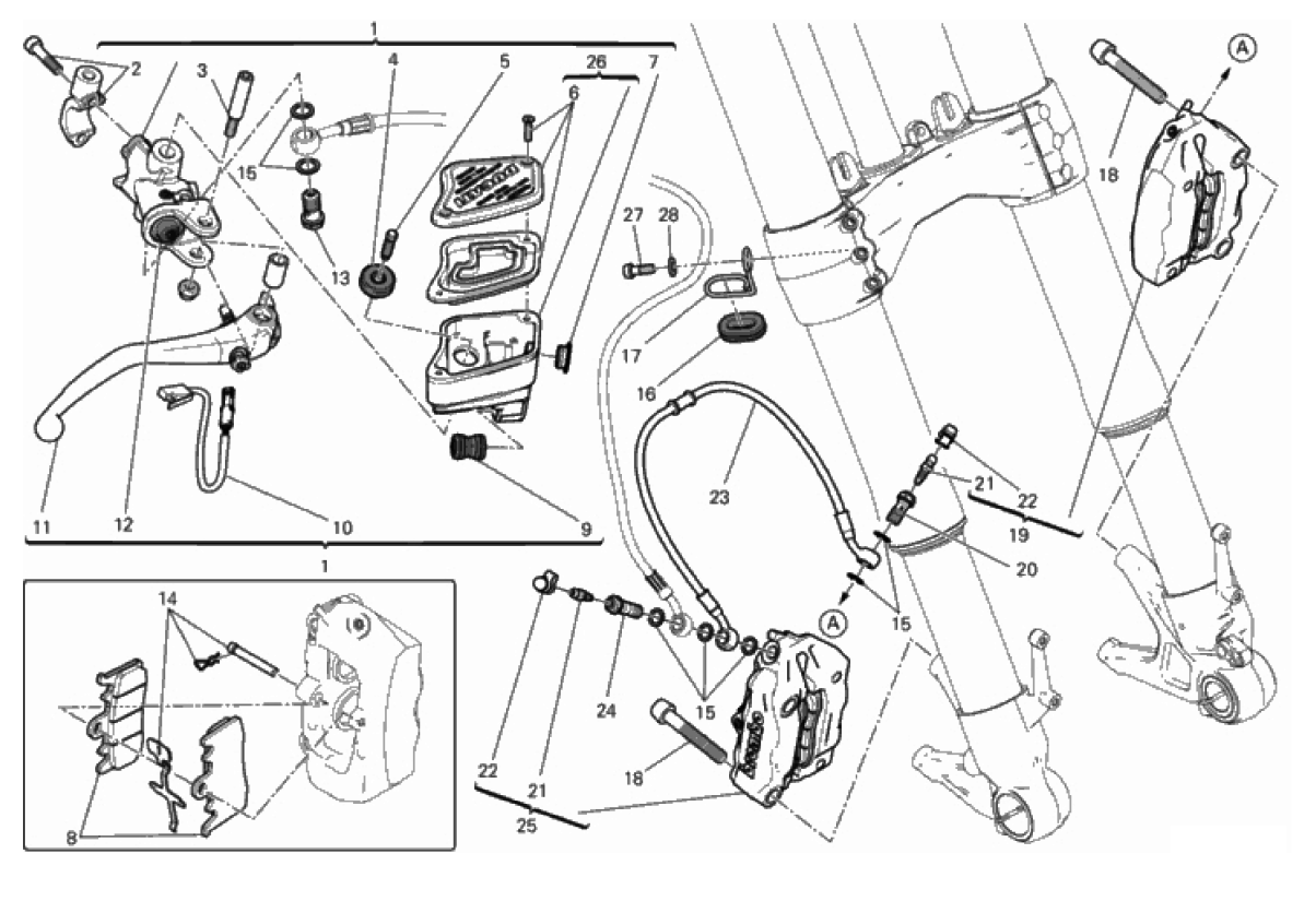 FRONT BRAKE SYSTEM 