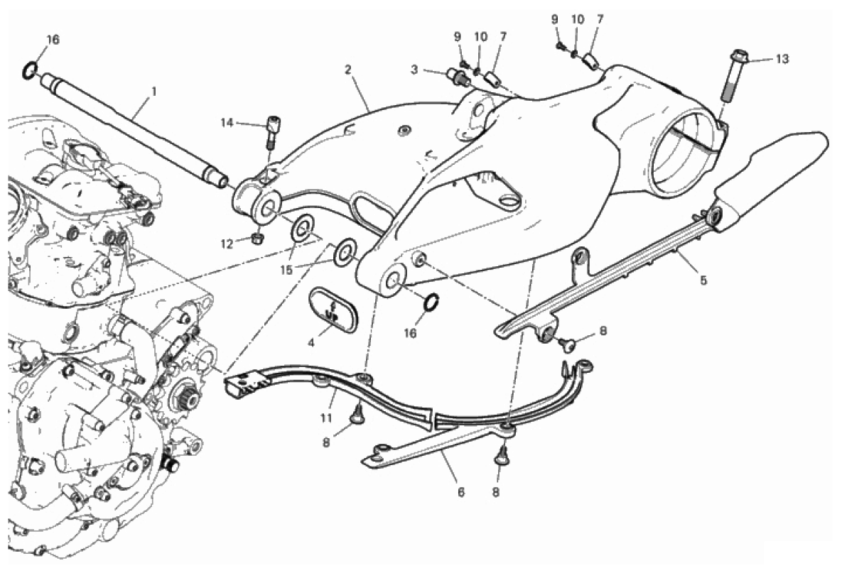 REAR SWINGING ARM 