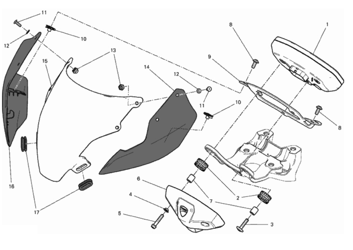 INSTRUMENT PANEL - COWLING 