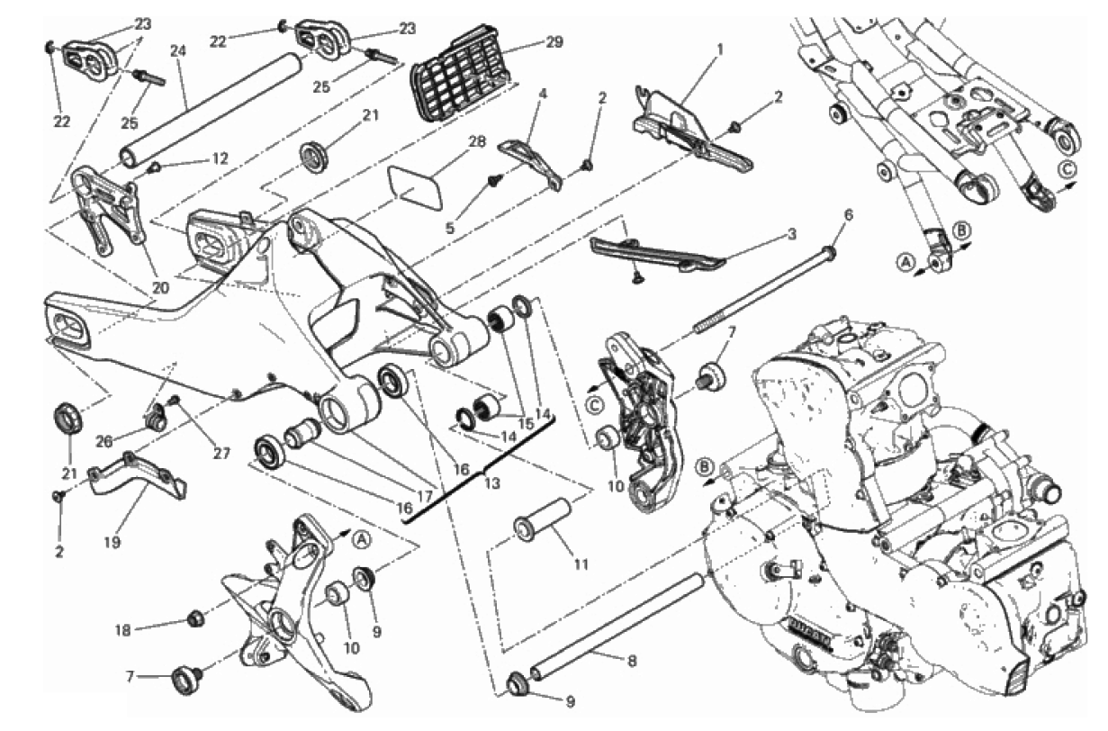 REAR SWINGING ARM 