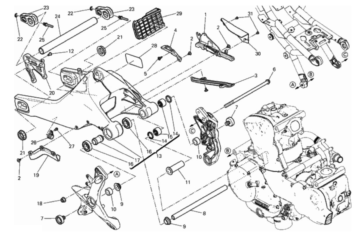 REAR SWINGING ARM 