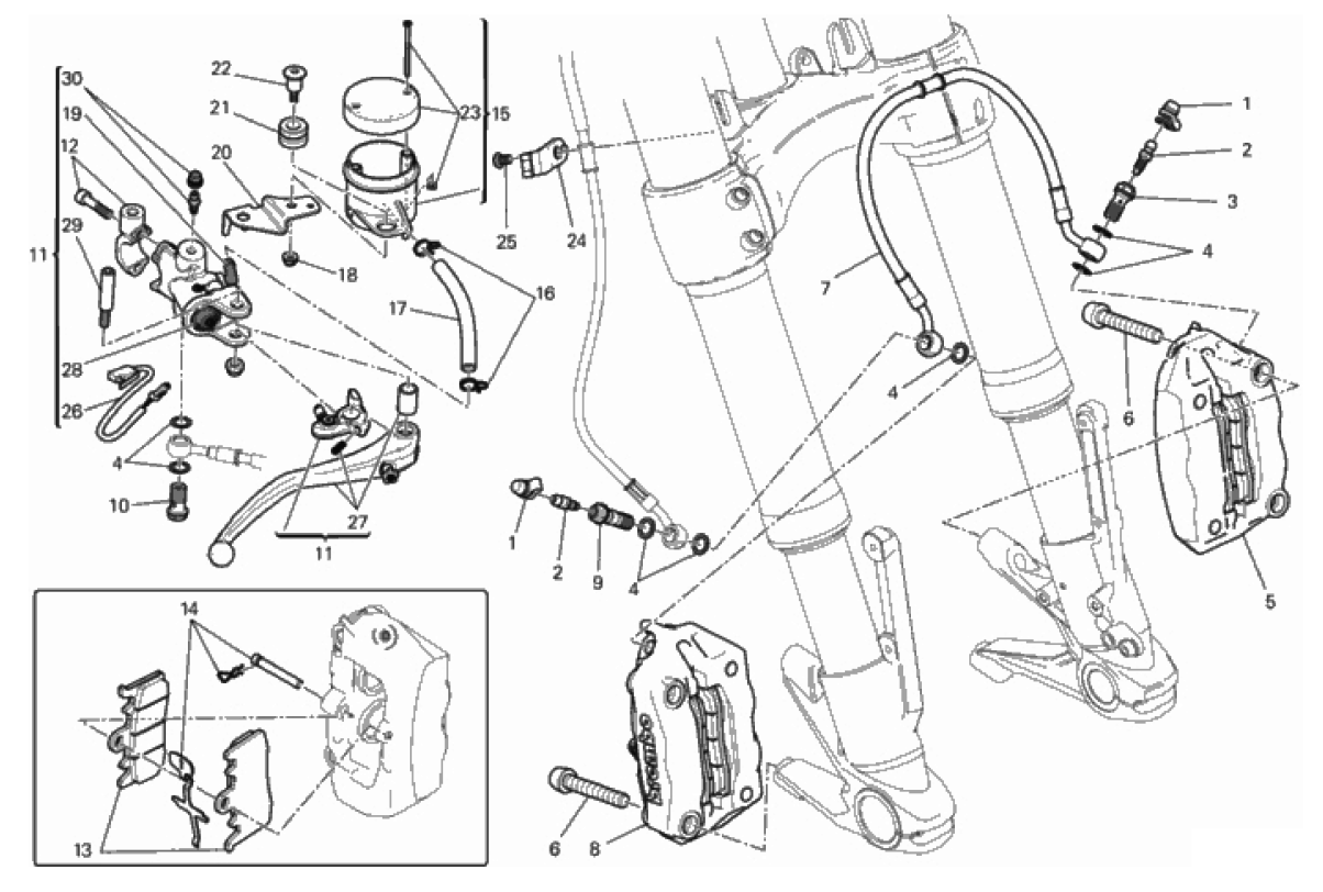 FRONT BRAKE SYSTEM 