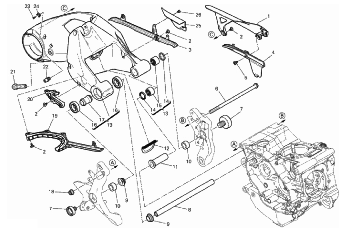 REAR SWINGING ARM 