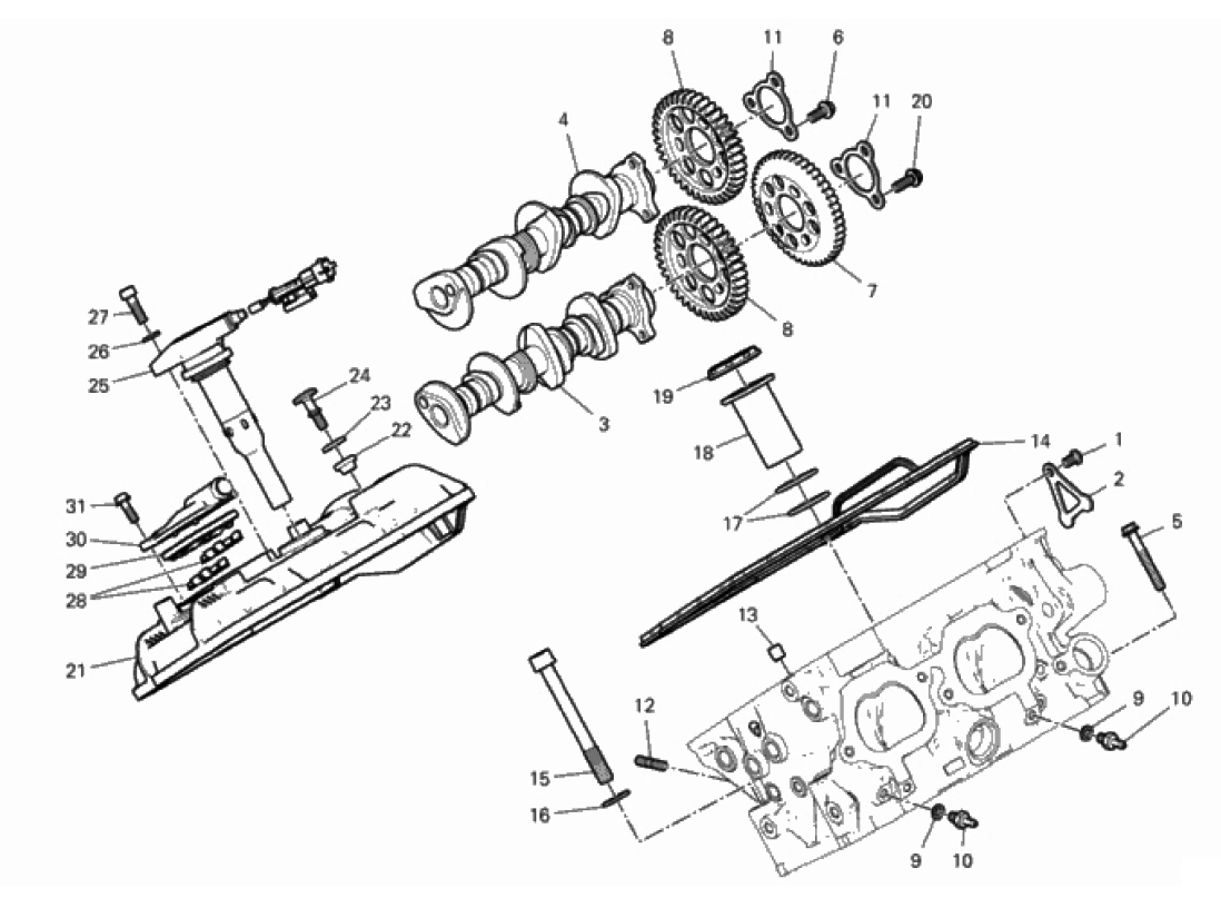 REAR HEAD - TIMING SYSTEM 