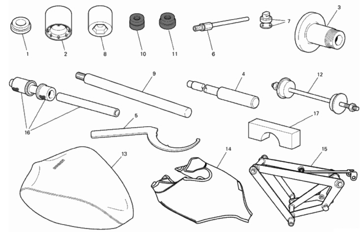 WORKSHOP SERVICE TOOLS (FRAME) 