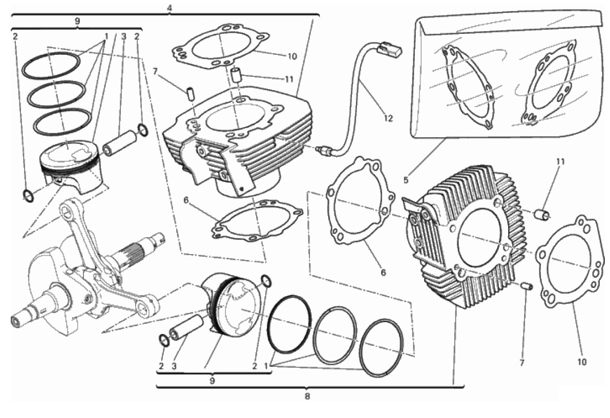 CYLINDERS - PISTONS 