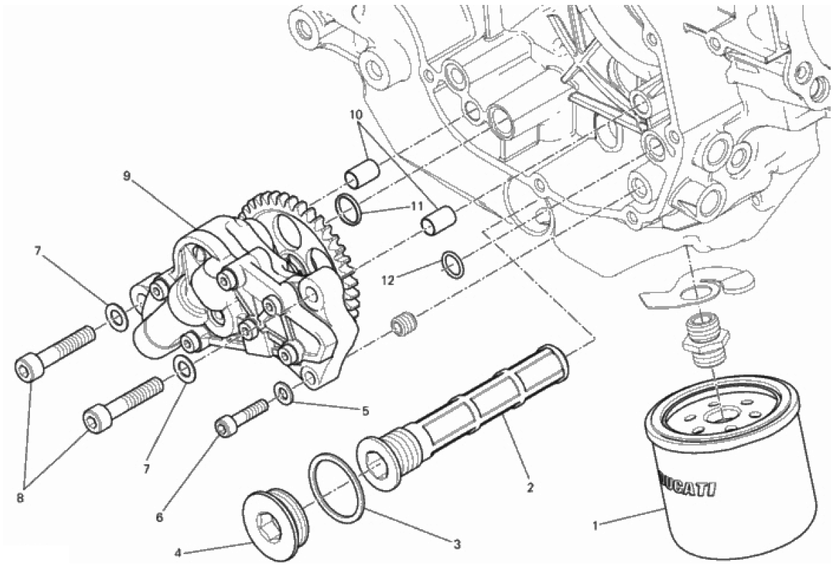 FILTERS AND OIL PUMP 