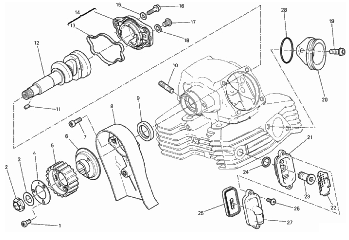 VERTICAL CYLINDER HEAD - TIMING 