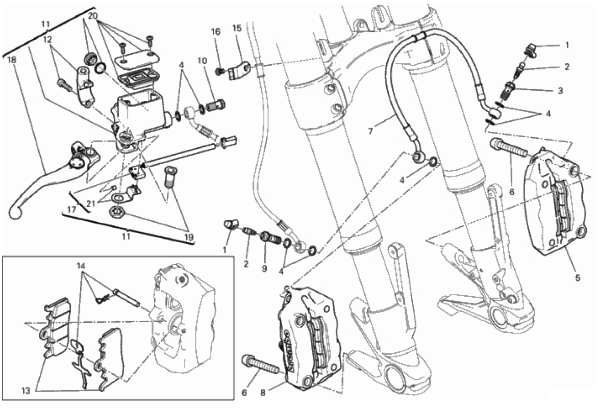 FRONT BRAKE SYSTEM 