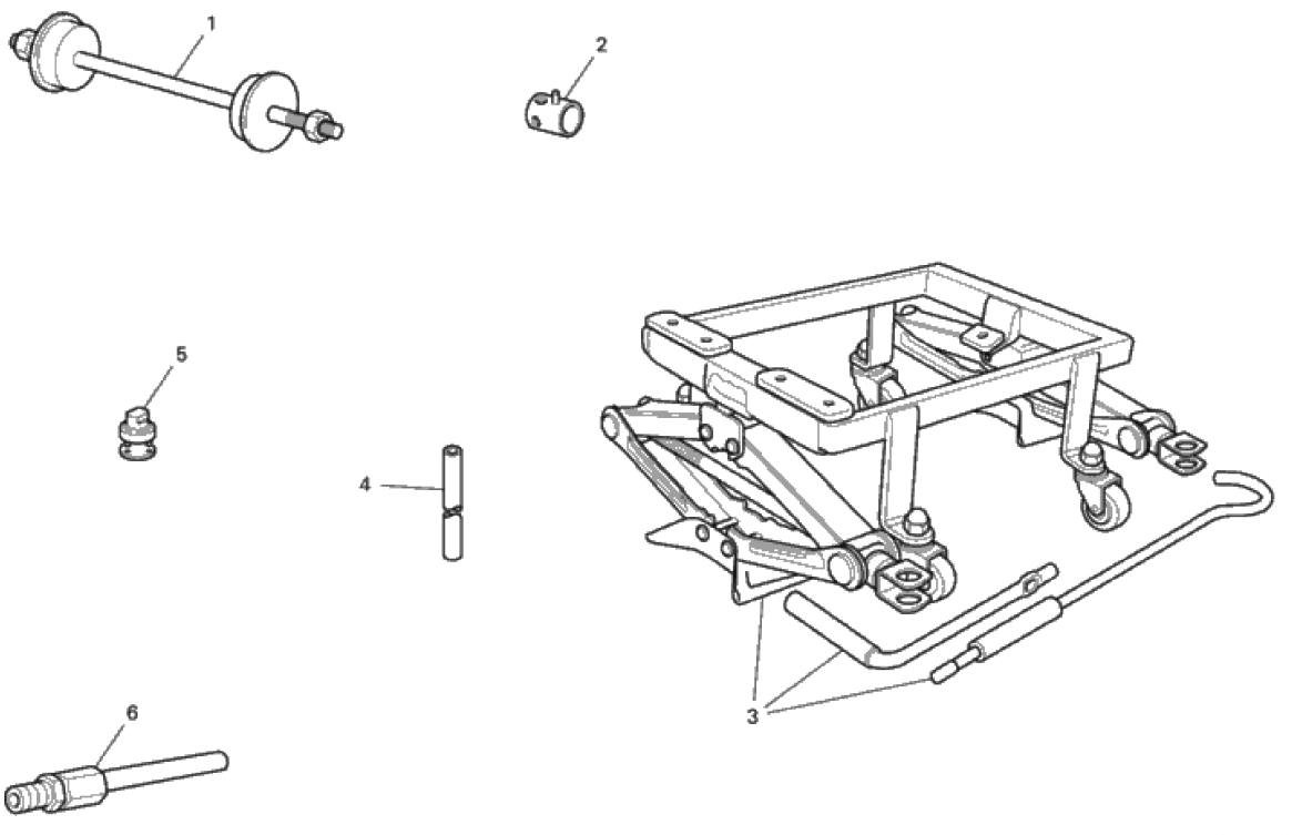 WORKSHOP SERVICE TOOLS, FRAME 
