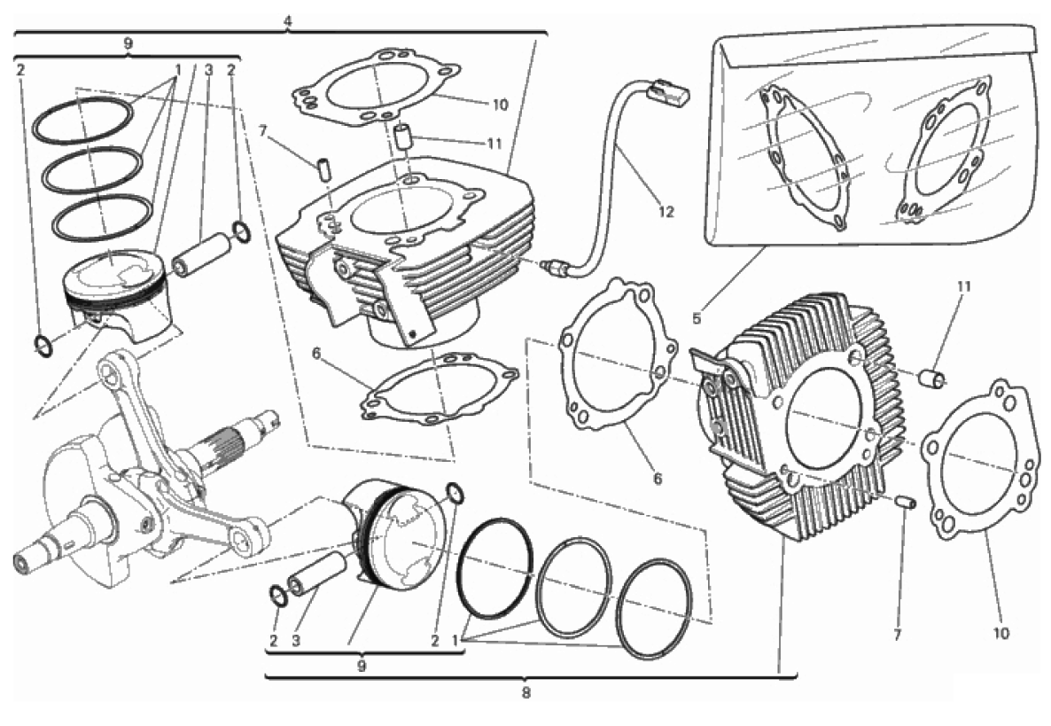 CYLINDERS - PISTONS 
