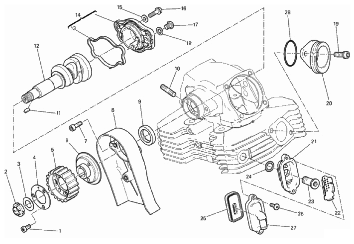VERTICAL CYLINDER HEAD - TIMING 