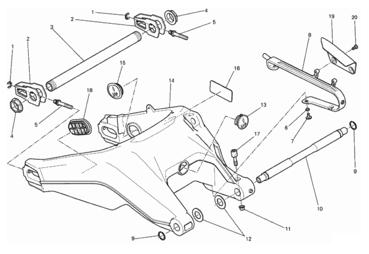 REAR SWINGING ARM 