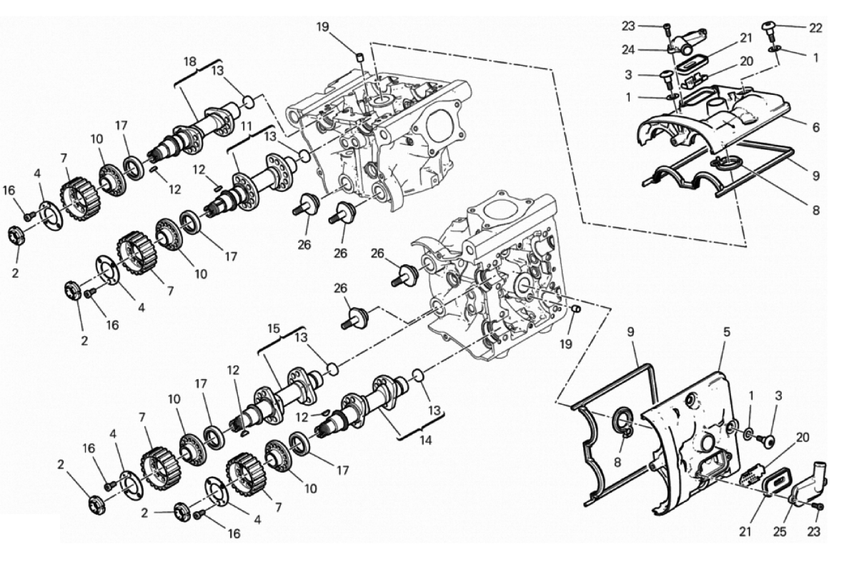 CYLINDER HEAD : TIMING SYSTEM 