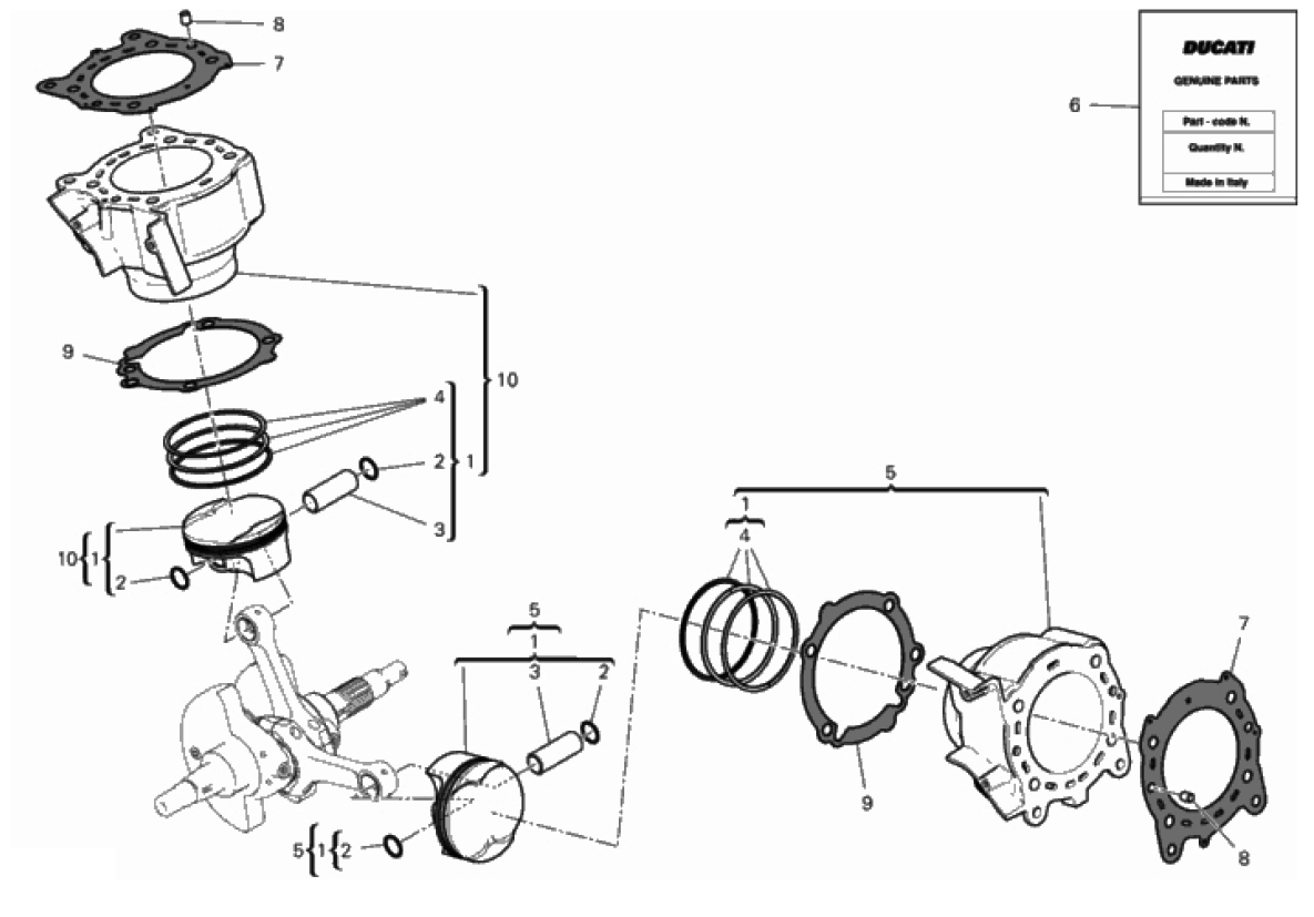 CYLINDERS - PISTONS 
